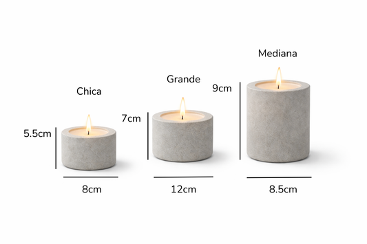 Velas Orión - Amarillo Oxido