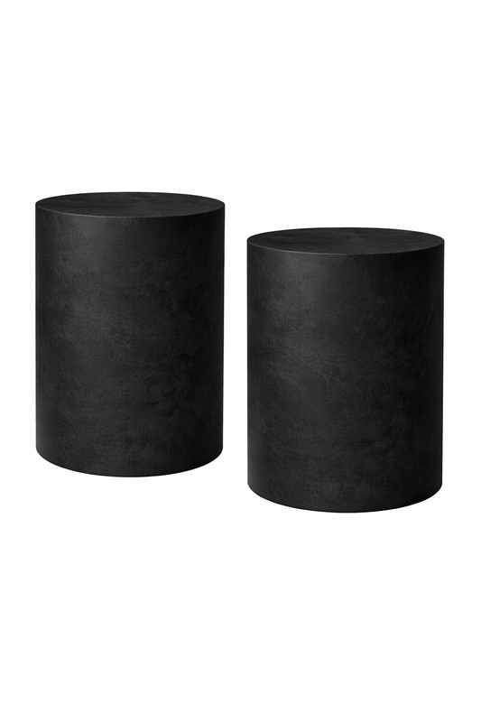 Set de Mesas Laterales Piedra - Negro