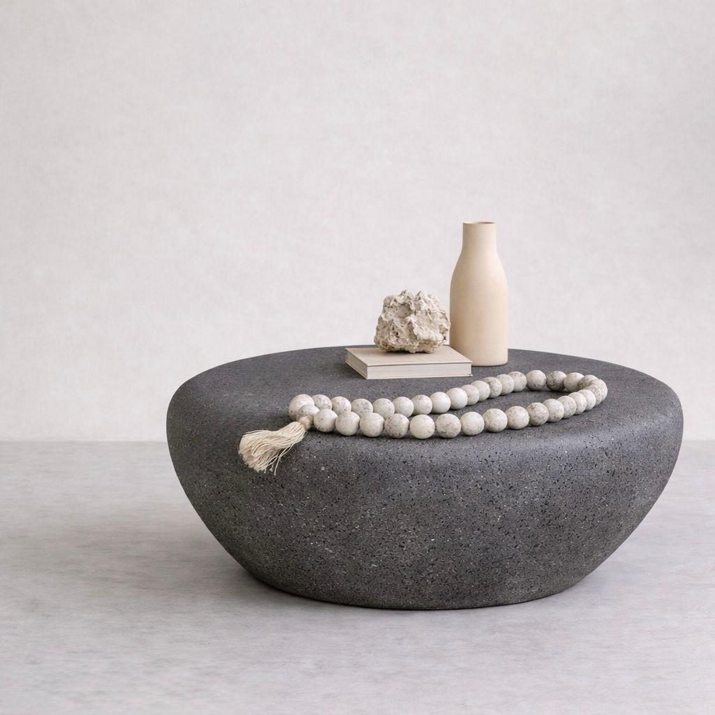 Mesa de Piedra Grande - Gris Oscuro
